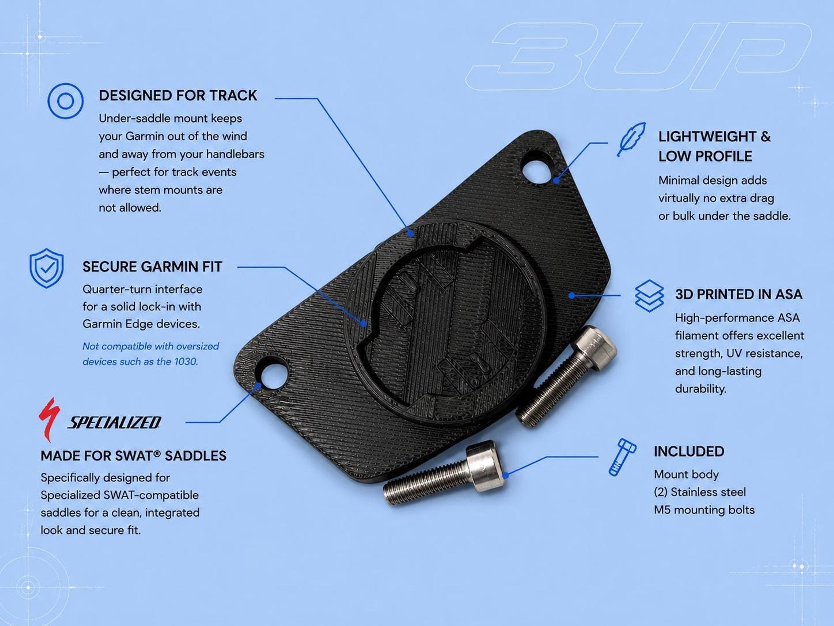Specialized SWAT Saddle Garmin Mount, Under-Saddle product image 2