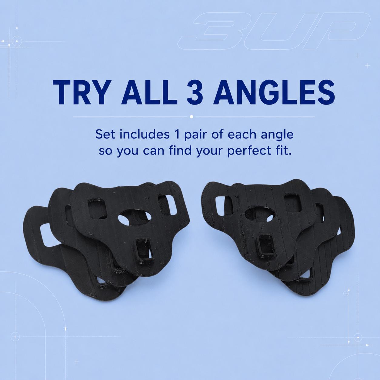 Look Cleat Varus Wedges: 3D Printed Cycling Knee Alignment product image 4