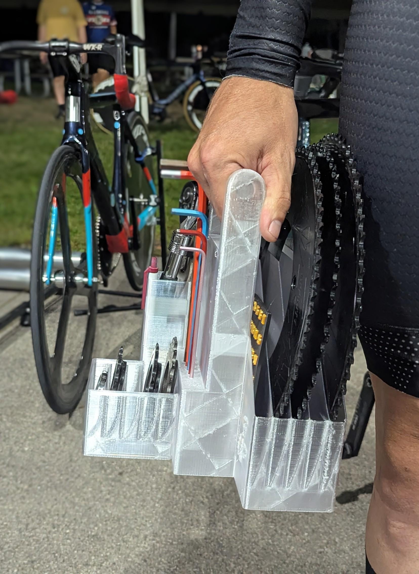 Track Cycling Tool Caddy: Gear & Cog Organizer, Holds up to 65T product image 4