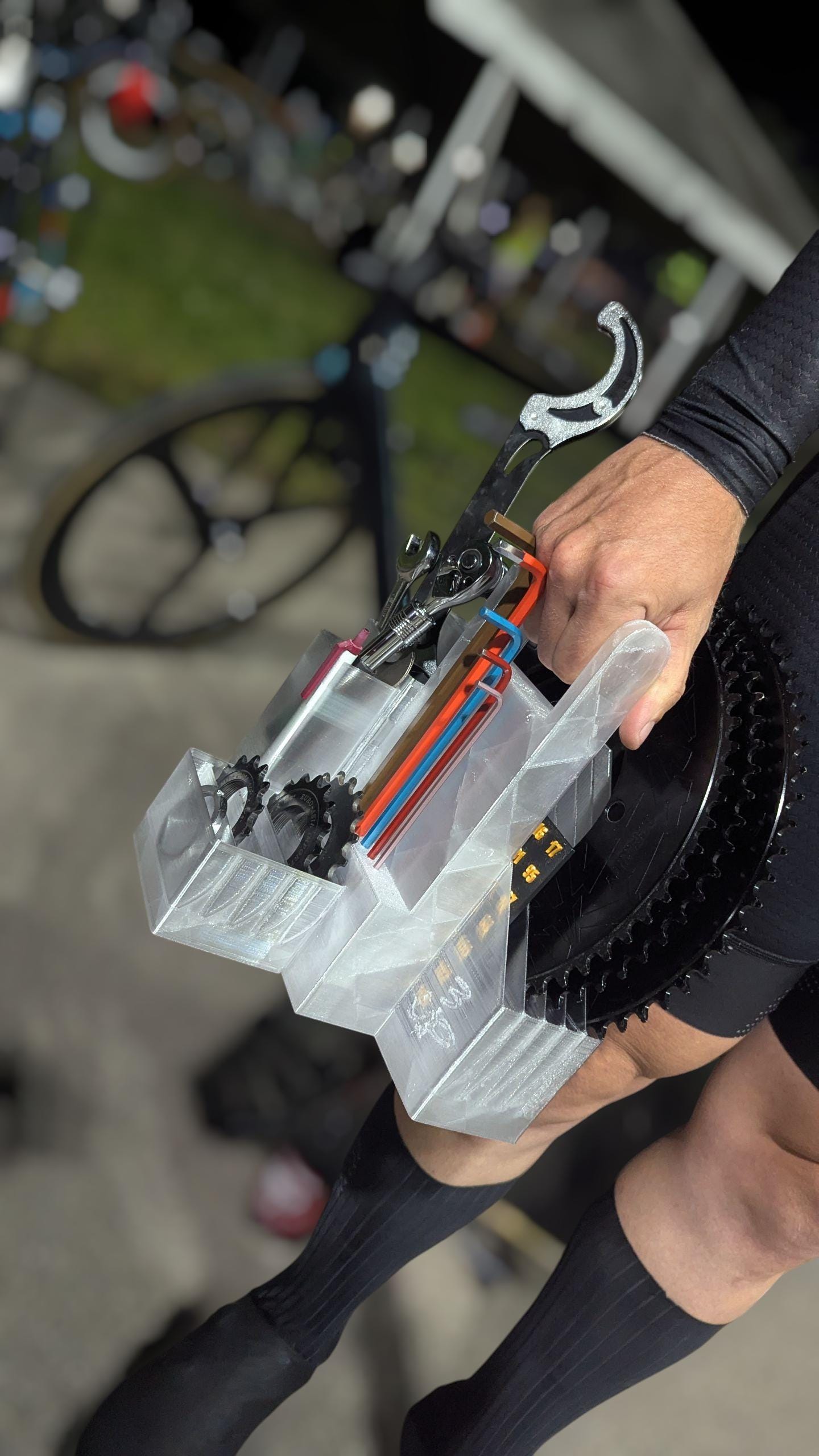 Track Cycling Tool Caddy: Gear & Cog Organizer, Holds up to 65T product image 6