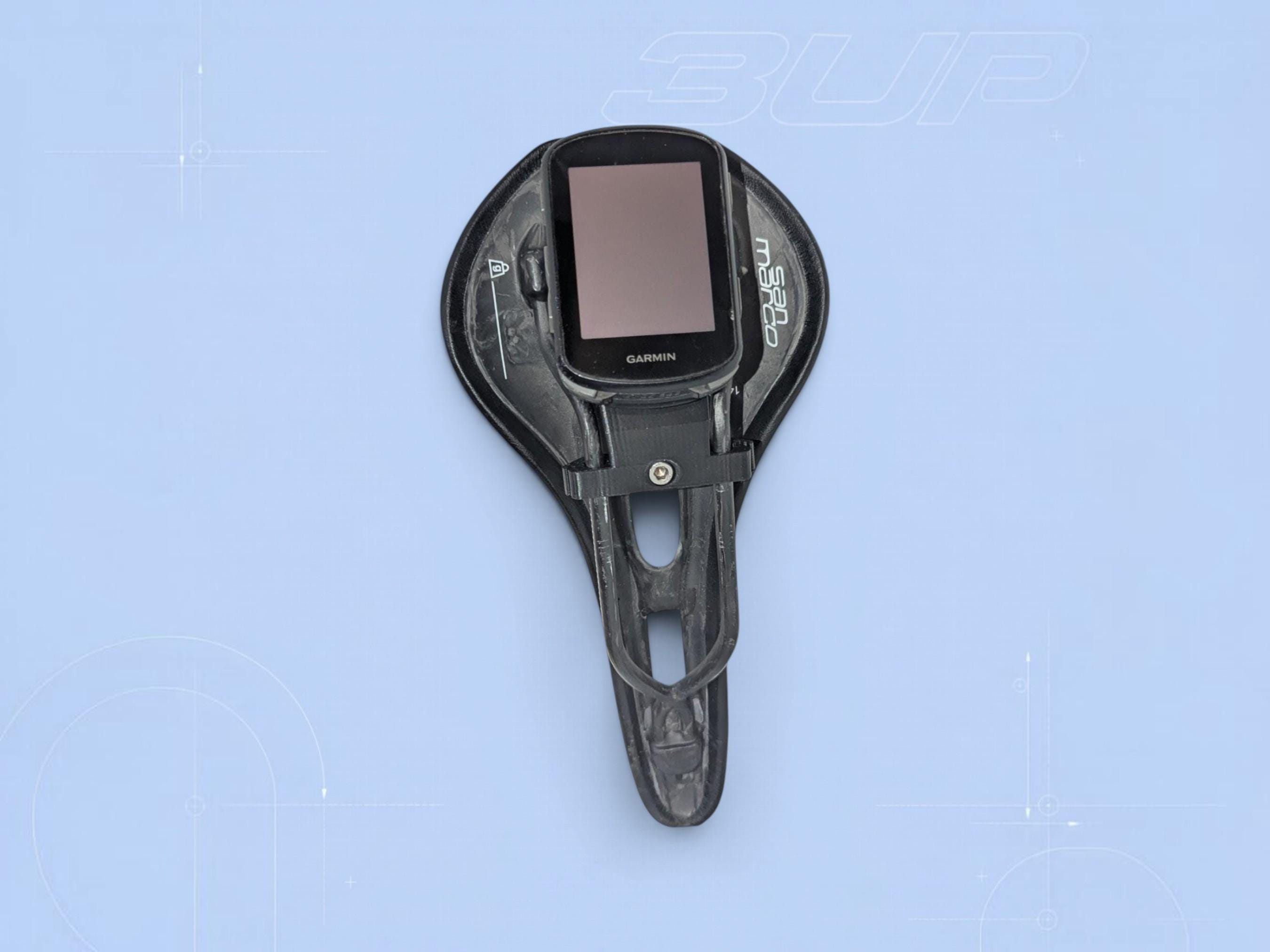 Under Saddle Bike Computer Mount for Garmin & Wahoo | Aero Track TT Triathlon Cycling Mount product image 7